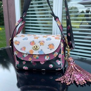 Coach 1941 Coach X Tabitha Simmons Mixed Materials Small Suspender Pouch Floral